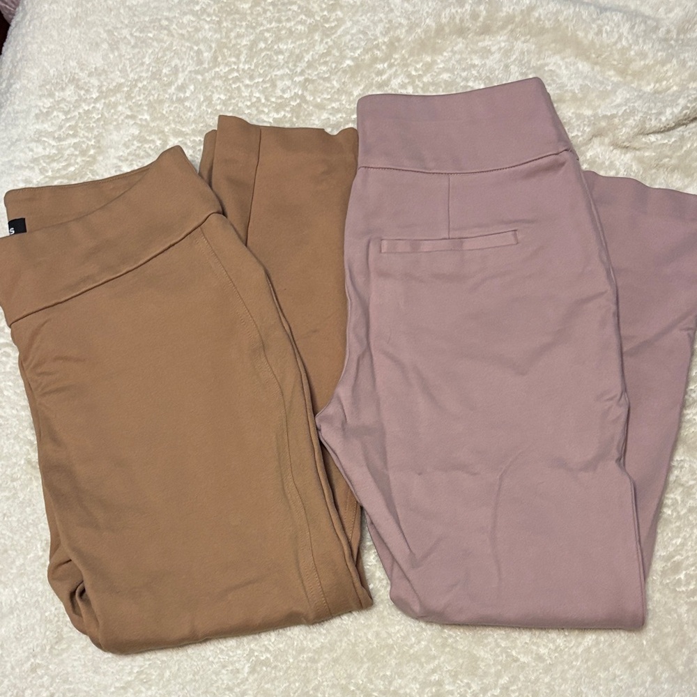 Express Tan and Pink Leggings Set